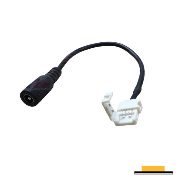 DC Jack Female to 10mm PCB Snap Connector