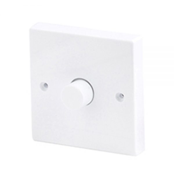 Robus DIMMER SWITCH 400W, 1 Gang 2 Way, White