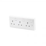 Robus Socket Triplicator Coverter White