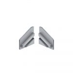 U-LINE Corner Set of End Caps, Grey