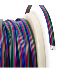 4 Core Cable RGB LED Strip 4 x 0.32mm (Meter)