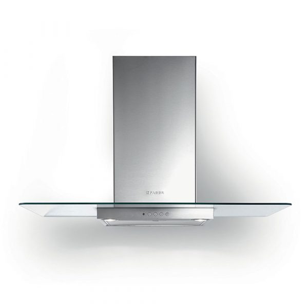 Faber Nice Extractor Hood with Flat Tempered Glass