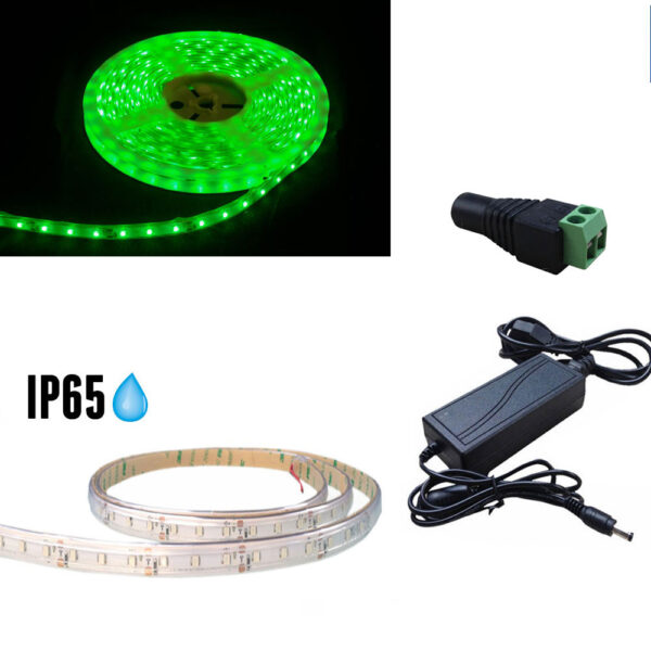 5M-Green-IP45-LED-Strip-Light,-DIY-Value-Kit