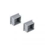 U-LINE Set of End Caps, Grey