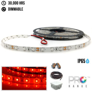 XE PRO 5M RED IP65 LED Strip Light, Package