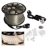 Warm White LED Rope Lighting, 50M Roll