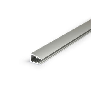 MIKRO10 6mm Glass Edge Aluminum Profile, 2 Meters