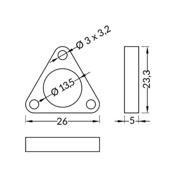 PEN8-Side-Mounting-Brackets-Dimension
