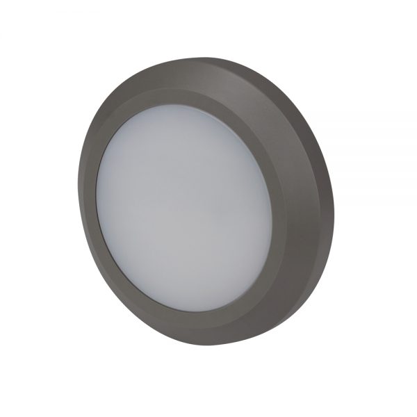 Robus TWILIGHT 3W LED circular wall light, Grey