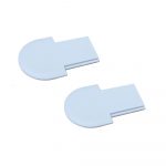 MINI U-LINE Recessed Set of End Caps, Grey