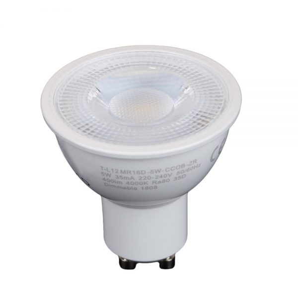 Robus DELPHI 5W LED GU10 LAMP, Dimmable