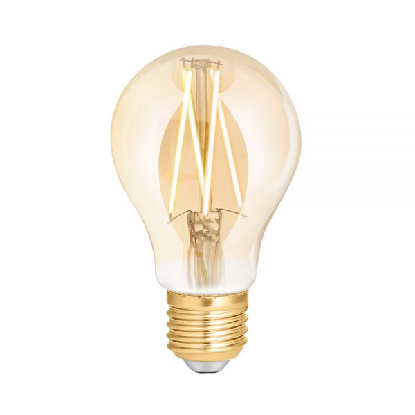 Wiz-wifi-ES/E27-dimmable-Filament-LED- AMBER TINT- 2200K Warm White
