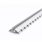 U-Line Plaster 270 Aluminium Profile Opal, 2 Meters