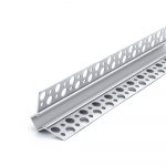 U-Line Plaster 90 Aluminium Profile Opal, 2 Meters