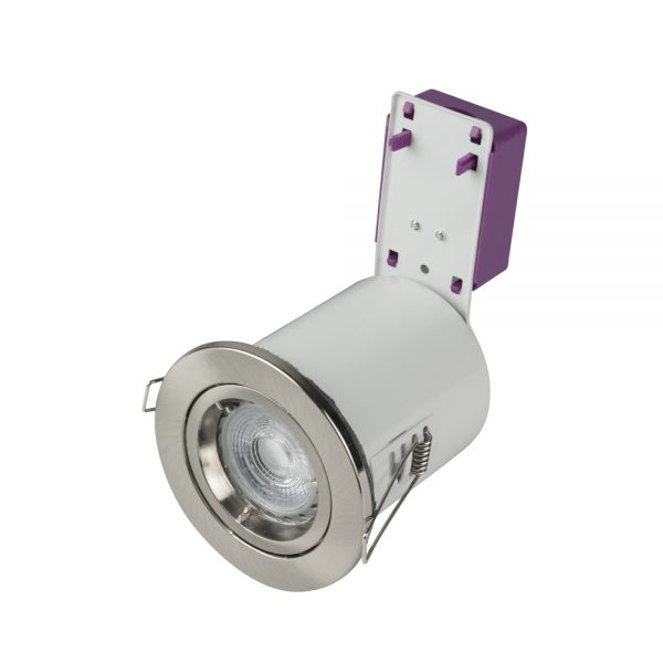 Robus Starling 50W Fixed Downlight Brushed Chrome