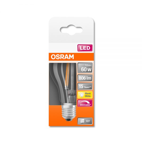 Osram Superstar Classic LED GLS E27 Bulb 7=60W