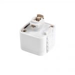 Robus TRACK Adaptor, White and Satin silver