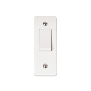 Click Mode 1G Architrave Switch, White
