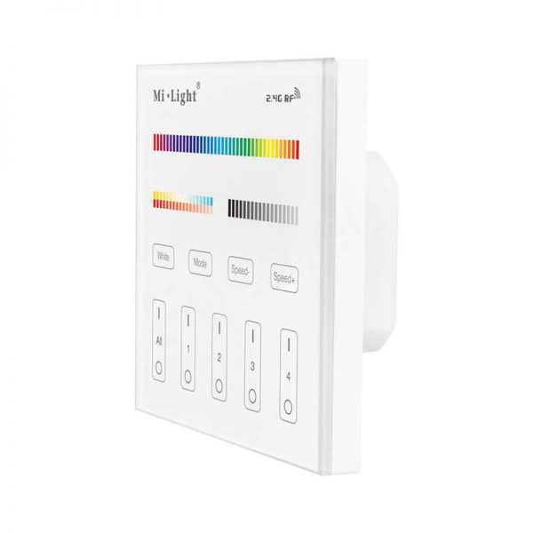 Mi-Light 4-Zone Mains RGB+CCT Smart Wall Panel