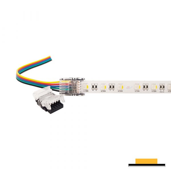 Splice Strip to Wire Connector IP20, RGBW 5 Pin