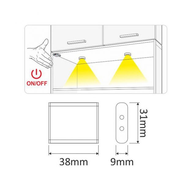 Touchless IR Sensor Switch, Aluminium - Xpress Electrical