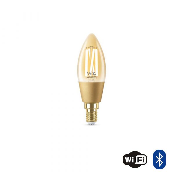 WiZ Candle Vintage BLE Smart Bulb E14, Warm White
