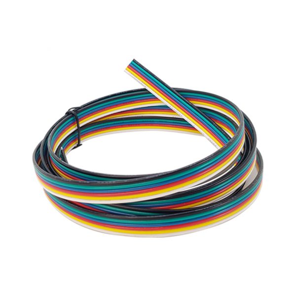 RGB+CCT 6 Core Ribbon Cable 0.32mm (2 Meter)