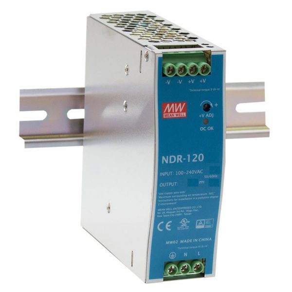 Mean Well 120W Single Output Industrial DIN Rail