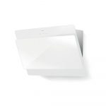Faber Cocktail Angled White Glass Extractor Hood 800mm