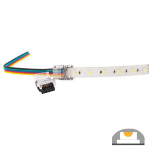 Splice-Strip-to-Wire-Connector-IP65,-RGB+CCT-12mm,-6-Pin