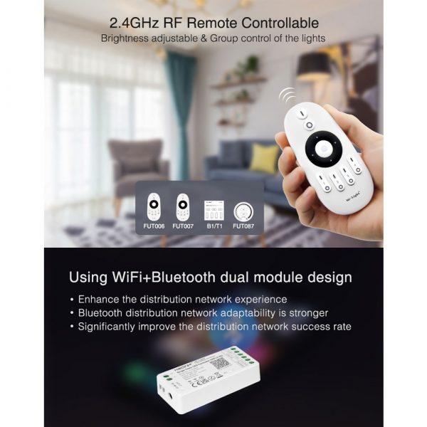 Mi-Light WiFi+RF Single Colour LED Controller