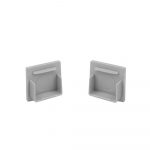 U-LINE Plaster In Set of End Caps, Grey