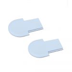 XL MINI U-LINE Recessed Set of End Caps, Grey