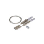 LED Profile Chrome Suspension Wire Kit, 1500mm