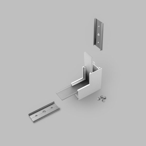 LINEA20-90°-Internal-Bend-Connector-White--Aluminium