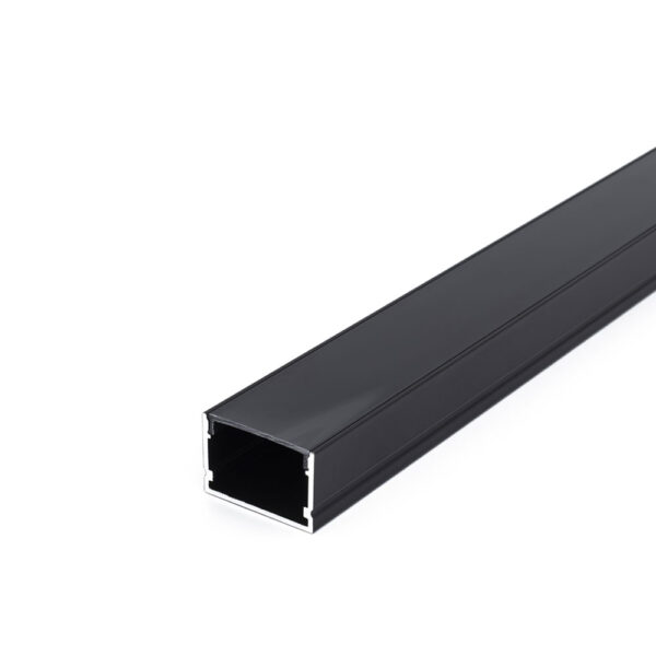 VIVO-Surface-D-Line-Black-Aluminium-Profile-(Smokey-Black)