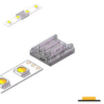Mini Series Splice Strip to Strip Connector, SMD 10mm 3 Pin