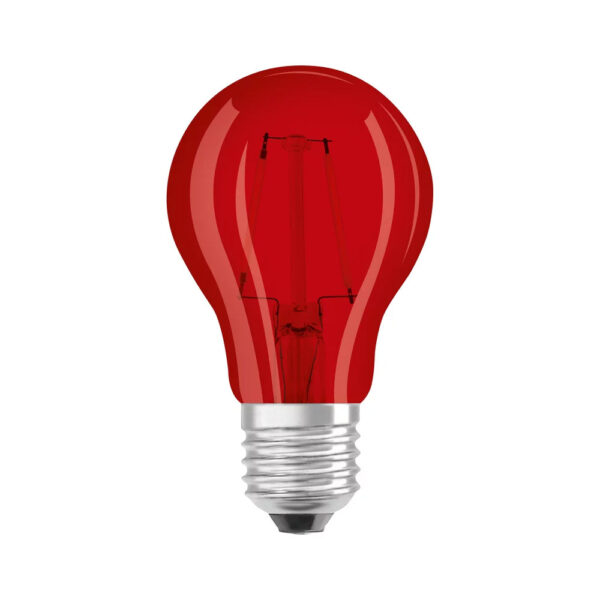 OSRAM-CLASSIC-STAR-DÉCOR,-Coloured-E27-GLS-LED-Red