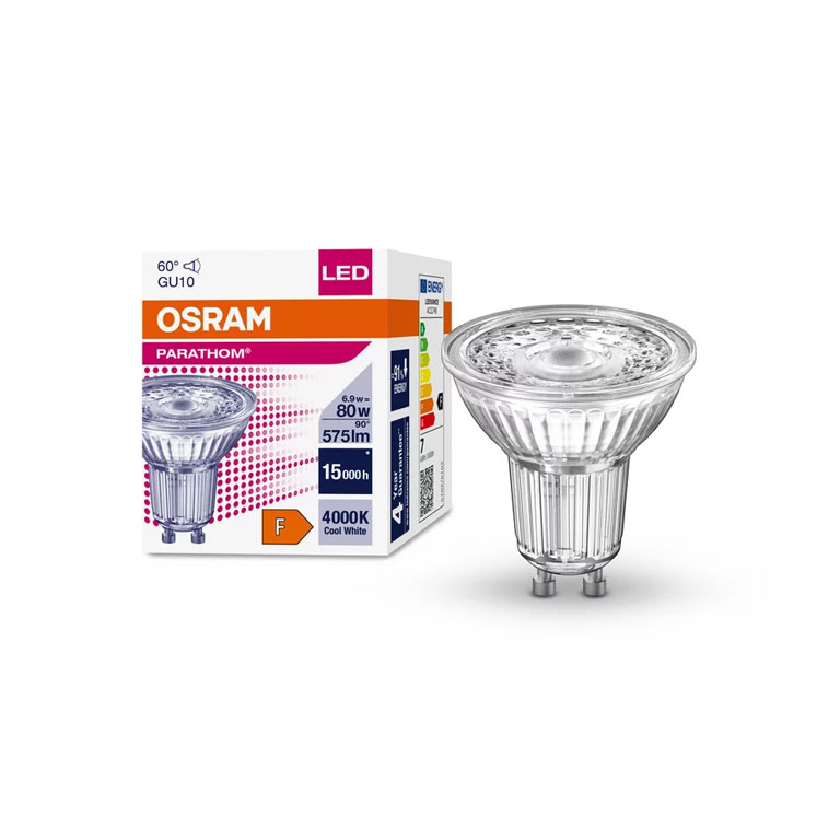 OSRAM PARATHOM 60° GU10 LED 6.9=80W - Xpress Electrical