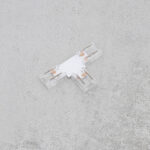 Mini Series Splice Strip to Strip T Corner Connector, 2 Pin