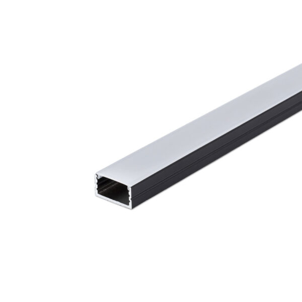 ELEVA-Surface-D-Line-Black-Aluminium-Profile-with-Opal-diffuser