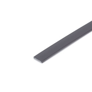 LED Profile Cover Click Diffuser, Black, Reel-1 Meter