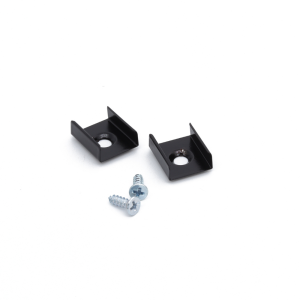 Smart Black Acoustic Panel Mounting Brackets, Set