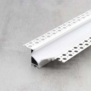 XE LUNA White Plaster-In Wash Aluminium Profile