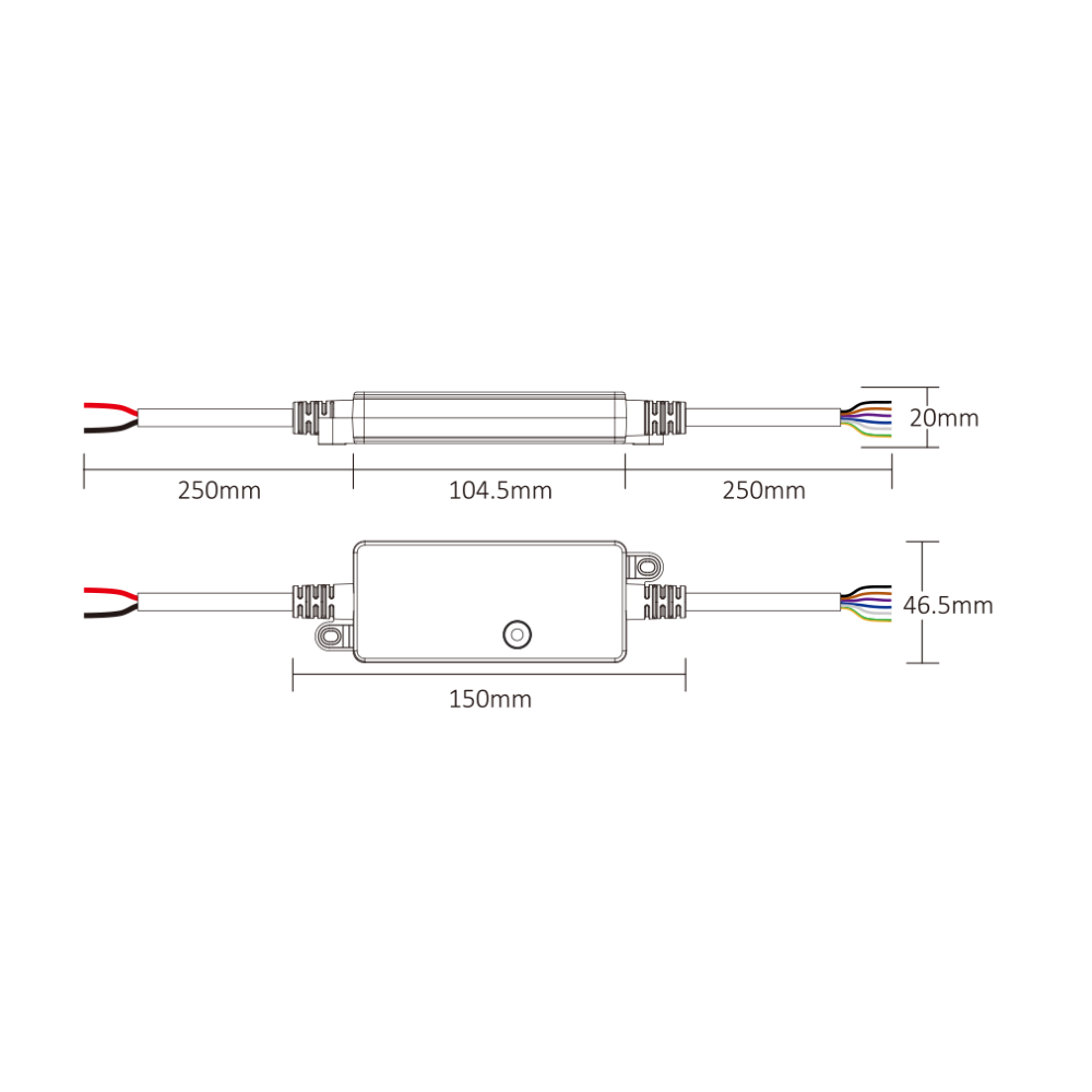 MiBOXER 5-in-1 Single/RGB/W/CCT IP66 LED Controller