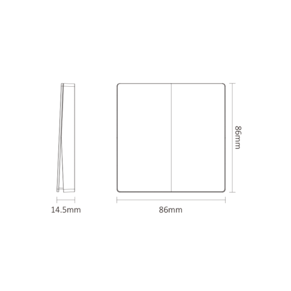 MiBOXER Battery Retractive Switch with Dimming