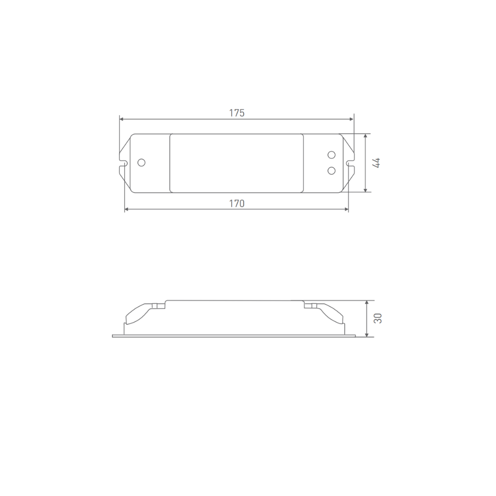 LTECH Bluetooth + DMX512 CV Decoder – 5CH (B5-DMX-4A-S) Dimension