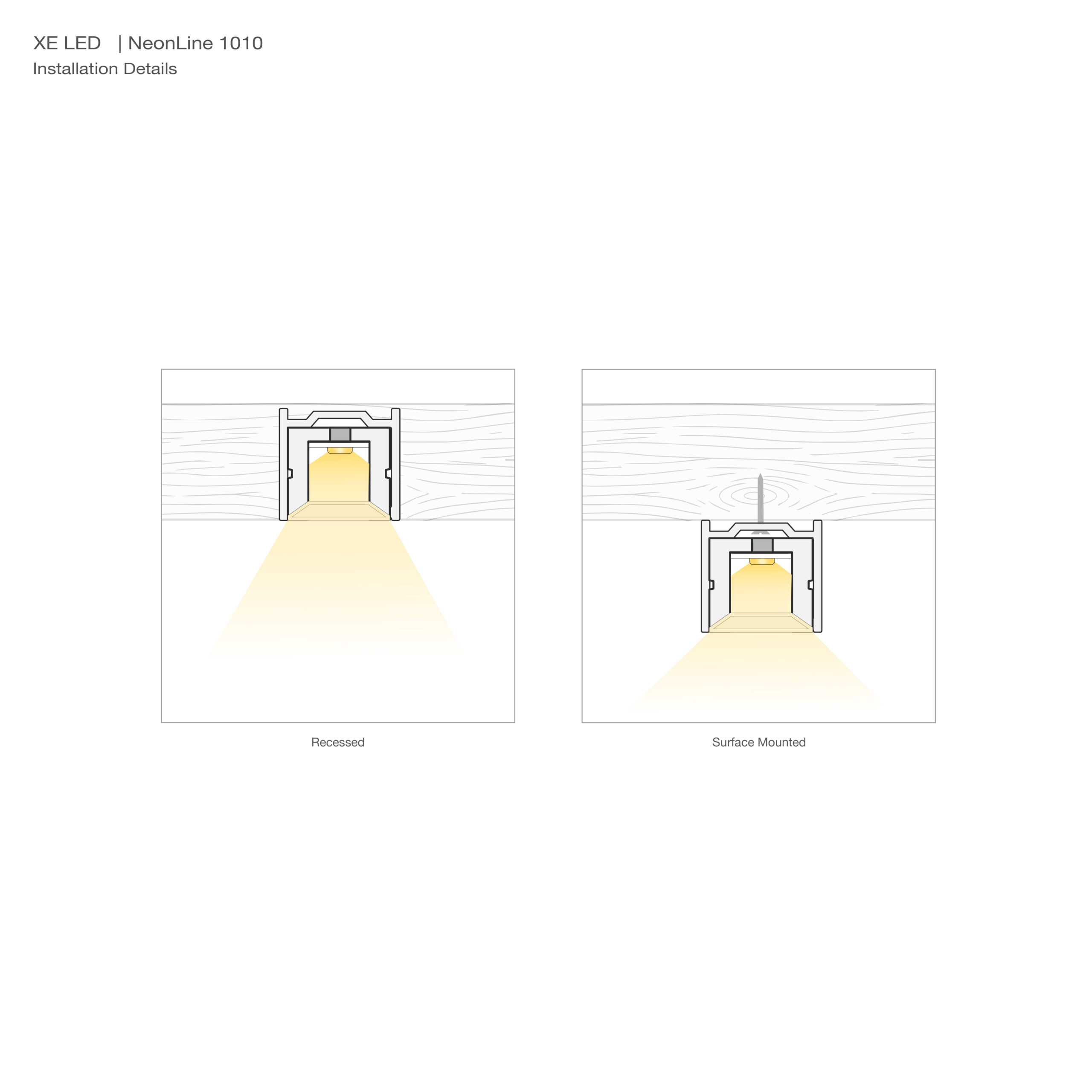 XE-1010 TV-Installation-Details