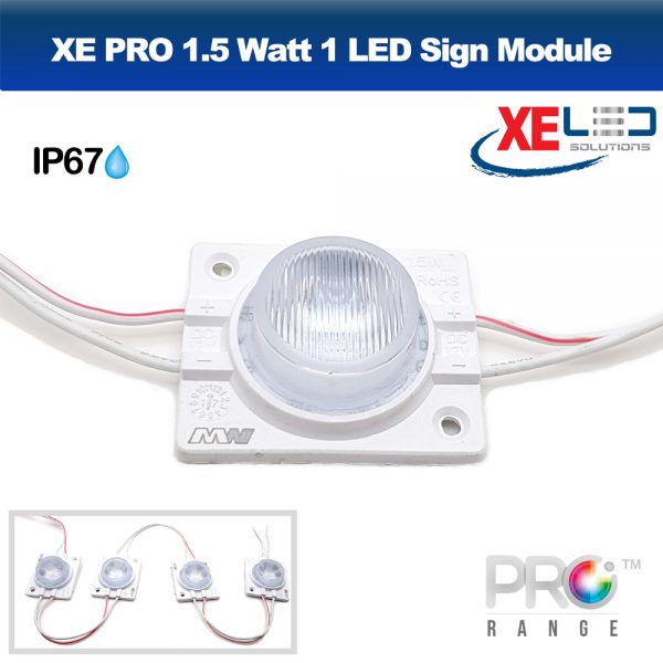 XE PRO 1.5W LED Sign Module IP67 12V Cool White