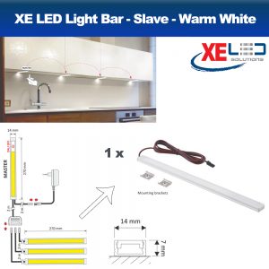 XE Mini U-Line 270mm LED Light Bar - Slave 12V Warm White